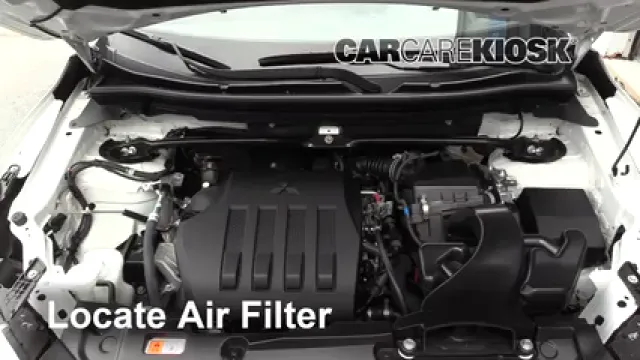 2018 Mitsubishi Eclipse Cross LE 1.5L 4 Cyl. Turbo Air Filter (Engine) Replace
